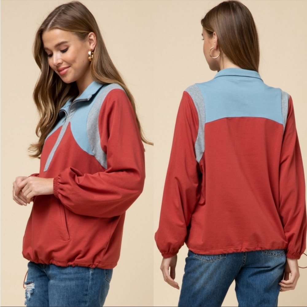 Color Block Pullover - Picture 2 of 3